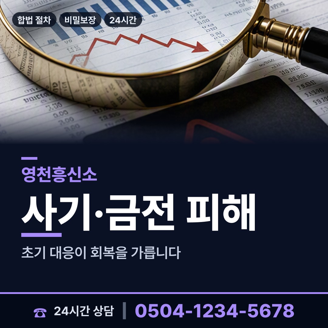 영천 자양면 사기꾼찾기 상담 안내